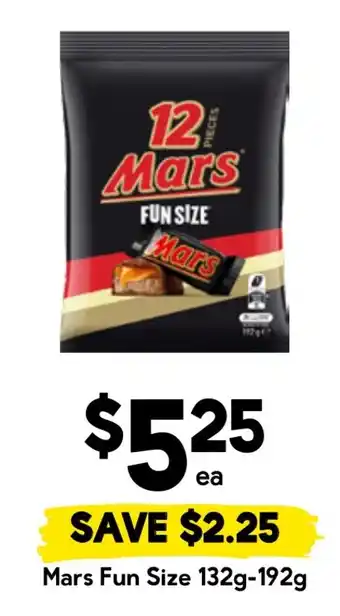 Drakes Mars Fun Size offer