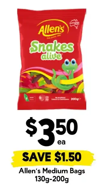 Drakes Allen's Snakes alive offer