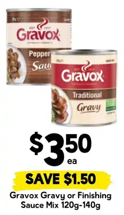 Drakes Gravox Gravy or Finishing Sauce Mix offer