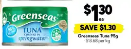 Drakes Greenseas Tuna offer