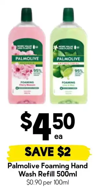 Drakes Palmolive Foaming Hand Wash Refill offer