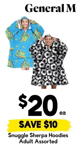 Drakes Snuggle Sherpa Hoodies Adult Assorted offer