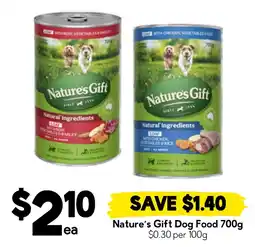 Drakes Nature's Gift Dog Food offer