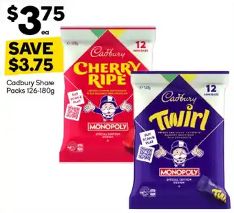Woolworths Cadbury Share Packs offer