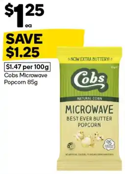 Woolworths Cobs Microwave Popcorn offer