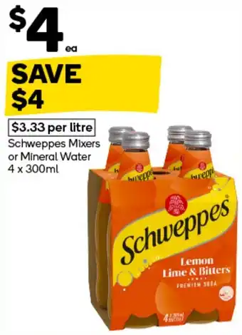 Woolworths Schweppes Lemon Lime & Bitters offer