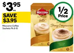 Woolworths Moccona Coffee Sachets offer