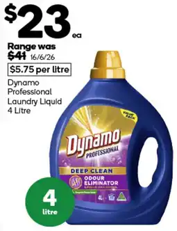 Woolworths Dynamo Professional Laundry Liquid offer