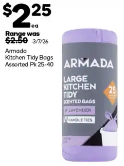 Woolworths Armada Kitchen Tidy Bags offer
