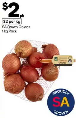 Woolworths Australian-grown Brown Onions offer