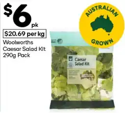Woolworths Woolworths Caesar Salad Kit offer