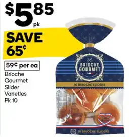Woolworths Brioche Gourmet Slider Varieties offer
