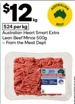 Woolworths Australian Heart Smart Extra Lean Beef Mince offer
