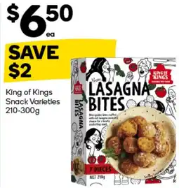 Woolworths King of Kings Lasagna Bites offer