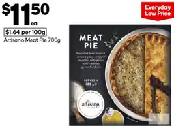 Woolworths Artisano Meat Pie offer