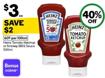 Woolworths Heinz Tomato Ketchup offer