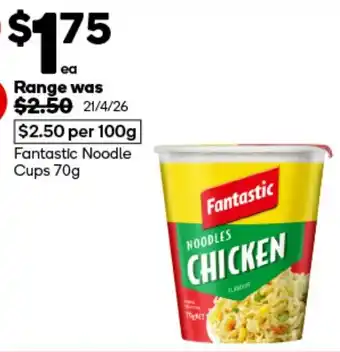 Woolworths Fantastic Noodles Chicken offer