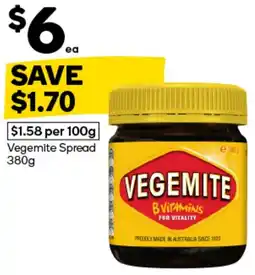 Woolworths Vegemite Spread offer