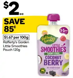 Woolworths Rafferty's Garden Little Smoothies offer