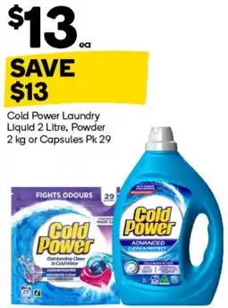 Woolworths Cold Power Laundry offer