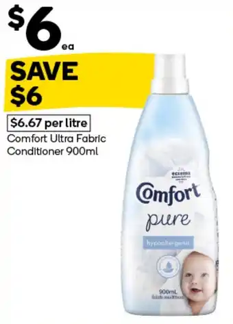 Woolworths Comfort Ultra Fabric Conditioner offer
