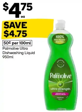 Woolworths Palmolive Ultra Dishwashing Liquid offer