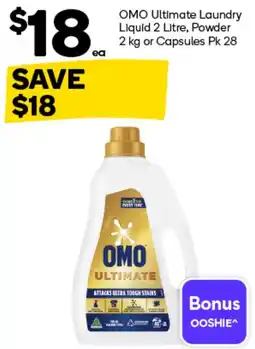Woolworths OMO Ultimate Laundry Liquid offer