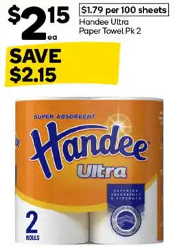Woolworths Handee Ultra Paper Towel offer