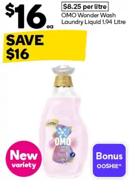 Woolworths OMO Wonder Wash Laundry Liquid offer