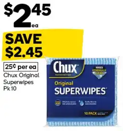 Woolworths Chux Original Superwipes offer