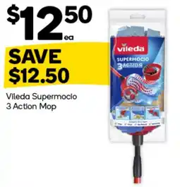Woolworths Vileda Supermocio 3 Action Mop offer
