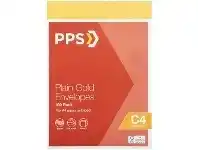 Officeworks PPS Plainface C4 Envelopes Kraft 100 Pack offer