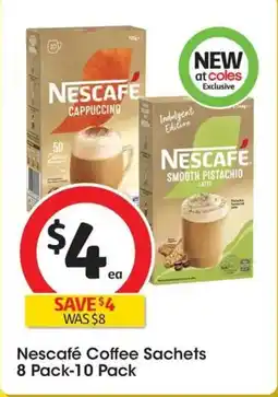 Coles Nescafé Coffee Sachets offer