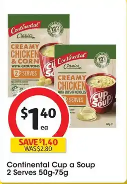 Coles Continental Cup a Soup 2 Serves offer