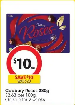 Coles Cadbury Roses offer