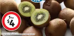 Coles Australian Green Kiwifruit offer