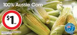 Coles Australian Loose Sweet Corn offer