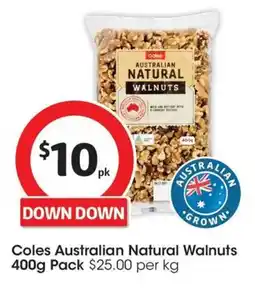 Coles Coles Australian Natural Walnuts Pack offer