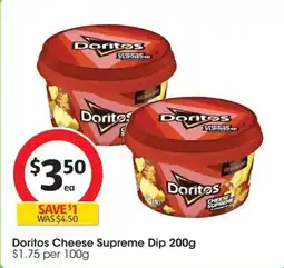 Coles Doritos Cheese Supreme Dip offer