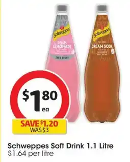 Coles Schweppes Soft Drink offer
