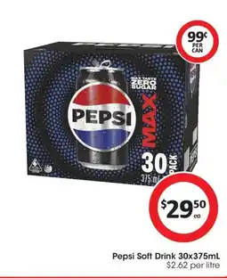 Coles Pepsi Soft Drink offer