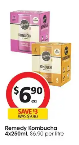 Coles Remedy Kombucha offer