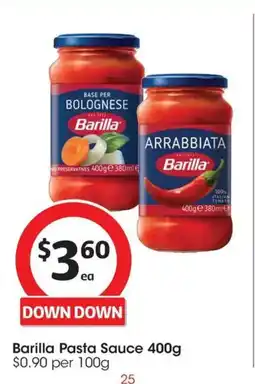 Coles Barilla Pasta Sauce offer