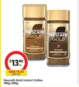 Coles Nescafé Gold Instant Coffee offer