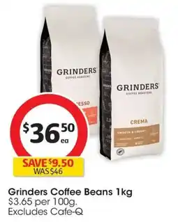 Coles Grinders Coffee Beans offer