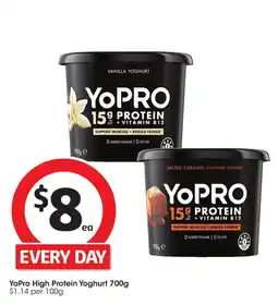 Coles YoPro High Protein Yoghurt offer