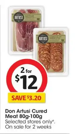 Coles Don Artusi Cured Meat offer