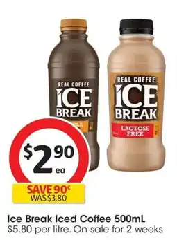 Coles Ice Break Iced Coffee offer