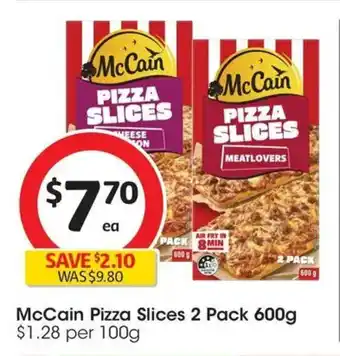 Coles McCain Pizza Slices offer