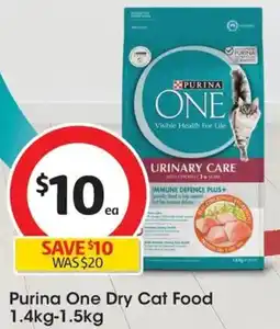 Coles Purina One Dry Cat Food offer
